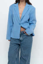 Load image into Gallery viewer, Vintage x LOUBEN Blue Wool, Cashmere Blazer (M, L)