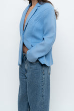 Load image into Gallery viewer, Vintage x LOUBEN Blue Wool, Cashmere Blazer (M, L)