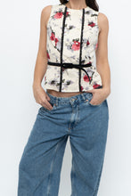 Load image into Gallery viewer, Vintage x HELL BUNNY Floral Belted Top (XS, S)