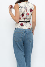 Load image into Gallery viewer, Vintage x HELL BUNNY Floral Belted Top (XS, S)