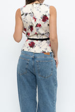 Load image into Gallery viewer, Vintage x HELL BUNNY Floral Belted Top (XS, S)