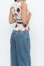 Load image into Gallery viewer, Vintage x HELL BUNNY Floral Belted Top (XS, S)