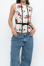 Load image into Gallery viewer, Vintage x HELL BUNNY Floral Belted Top (XS, S)
