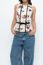 Load image into Gallery viewer, Vintage x HELL BUNNY Floral Belted Top (XS, S)