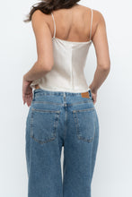 Load image into Gallery viewer, Vintage x Made in Canada x Cream Silk Lace Tank
