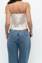 Load image into Gallery viewer, Vintage x Made in Canada x Cream Silk Lace Tank