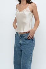 Load image into Gallery viewer, Vintage x Made in Canada x Cream Silk Lace Tank