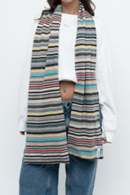 Load image into Gallery viewer, Vintage x PAUL SMITH Grey Soft Wool Striped Scarf