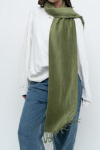 Load image into Gallery viewer, Vintage x Angora Green Soft Scarf