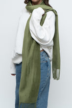 Load image into Gallery viewer, Vintage x Angora Green Soft Scarf