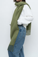 Load image into Gallery viewer, Vintage x Angora Green Soft Scarf