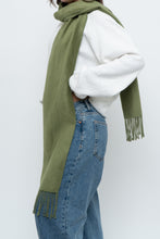Load image into Gallery viewer, Vintage x Angora Green Soft Scarf