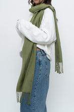Load image into Gallery viewer, Vintage x Angora Green Soft Scarf