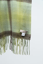 Load image into Gallery viewer, NORDSTROM x Green plaid Pure Cashmere Scarf