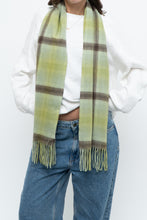 Load image into Gallery viewer, NORDSTROM x Green plaid Pure Cashmere Scarf