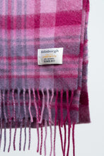 Load image into Gallery viewer, Vintage x EDINBURGH Pink Plaid Soft Wool Scarf