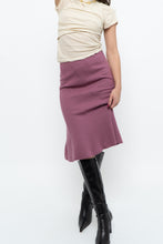 Load image into Gallery viewer, Vintage x SANDRA ANGELOZZI Pink Wool Midi Skirt (XS)