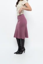 Load image into Gallery viewer, Vintage x SANDRA ANGELOZZI Pink Wool Midi Skirt (XS)