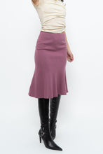 Load image into Gallery viewer, Vintage x SANDRA ANGELOZZI Pink Wool Midi Skirt (XS)