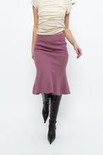 Load image into Gallery viewer, Vintage x SANDRA ANGELOZZI Pink Wool Midi Skirt (XS)