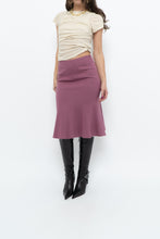 Load image into Gallery viewer, Vintage x SANDRA ANGELOZZI Pink Wool Midi Skirt (XS)