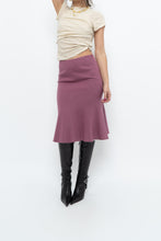 Load image into Gallery viewer, Vintage x SANDRA ANGELOZZI Pink Wool Midi Skirt (XS)