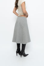 Load image into Gallery viewer, Vintage x SMOKING LILY Cotton Zipper Midi Skirt (S, M)