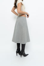 Load image into Gallery viewer, Vintage x SMOKING LILY Cotton Zipper Midi Skirt (S, M)