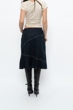 Load image into Gallery viewer, Vintage x Dark Denim Midi Skirt (M)