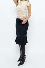 Load image into Gallery viewer, Vintage x Dark Denim Midi Skirt (M)