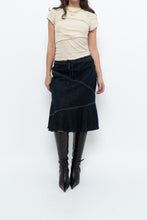 Load image into Gallery viewer, Vintage x Dark Denim Midi Skirt (M)