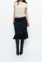 Load image into Gallery viewer, Vintage x Dark Denim Midi Skirt (M)
