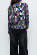 Load image into Gallery viewer, Vintage x Silk Beaded Patterned Jacket (XS-M)