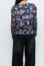 Load image into Gallery viewer, Vintage x Silk Beaded Patterned Jacket (XS-M)