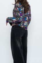 Load image into Gallery viewer, Vintage x Silk Beaded Patterned Jacket (XS-M)