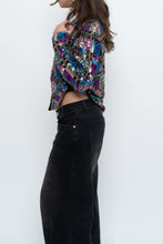 Load image into Gallery viewer, Vintage x Silk Beaded Patterned Jacket (XS-M)