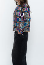Load image into Gallery viewer, Vintage x Silk Beaded Patterned Jacket (XS-M)