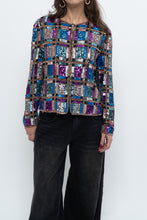 Load image into Gallery viewer, Vintage x Silk Beaded Patterned Jacket (XS-M)