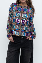 Load image into Gallery viewer, Vintage x Silk Beaded Patterned Jacket (XS-M)