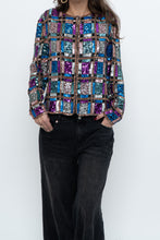 Load image into Gallery viewer, Vintage x Silk Beaded Patterned Jacket (XS-M)