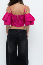 Load image into Gallery viewer, SANDRO x Made in Hong Kong x Cotton-Blend Pink Crop (M)