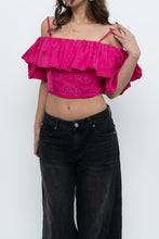 Load image into Gallery viewer, SANDRO x Made in Hong Kong x Cotton-Blend Pink Crop (M)