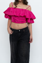 Load image into Gallery viewer, SANDRO x Made in Hong Kong x Cotton-Blend Pink Crop (M)