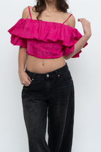 Load image into Gallery viewer, SANDRO x Made in Hong Kong x Cotton-Blend Pink Crop (M)