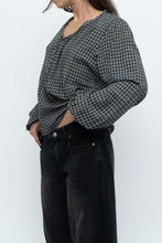 Load image into Gallery viewer, Vintage x MEXX Navy Plaid Long Sleeve Top (XS, S)