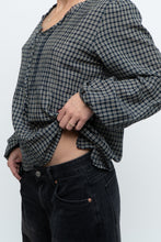 Load image into Gallery viewer, Vintage x MEXX Navy Plaid Long Sleeve Top (XS, S)
