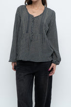 Load image into Gallery viewer, Vintage x MEXX Navy Plaid Long Sleeve Top (XS, S)