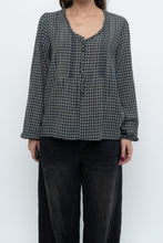 Load image into Gallery viewer, Vintage x MEXX Navy Plaid Long Sleeve Top (XS, S)