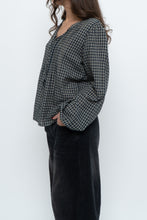 Load image into Gallery viewer, Vintage x MEXX Navy Plaid Long Sleeve Top (XS, S)