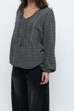 Load image into Gallery viewer, Vintage x MEXX Navy Plaid Long Sleeve Top (XS, S)
